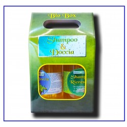 Bio Box  Shampoo Ricrescita 1 Lt + Bagnodoccia al Neem 1 Lt