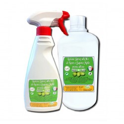 Lozione Spray all'olio di neem e sapone molle pronta all'uso - 500ml + 1Lt ricarica, per animali e orto